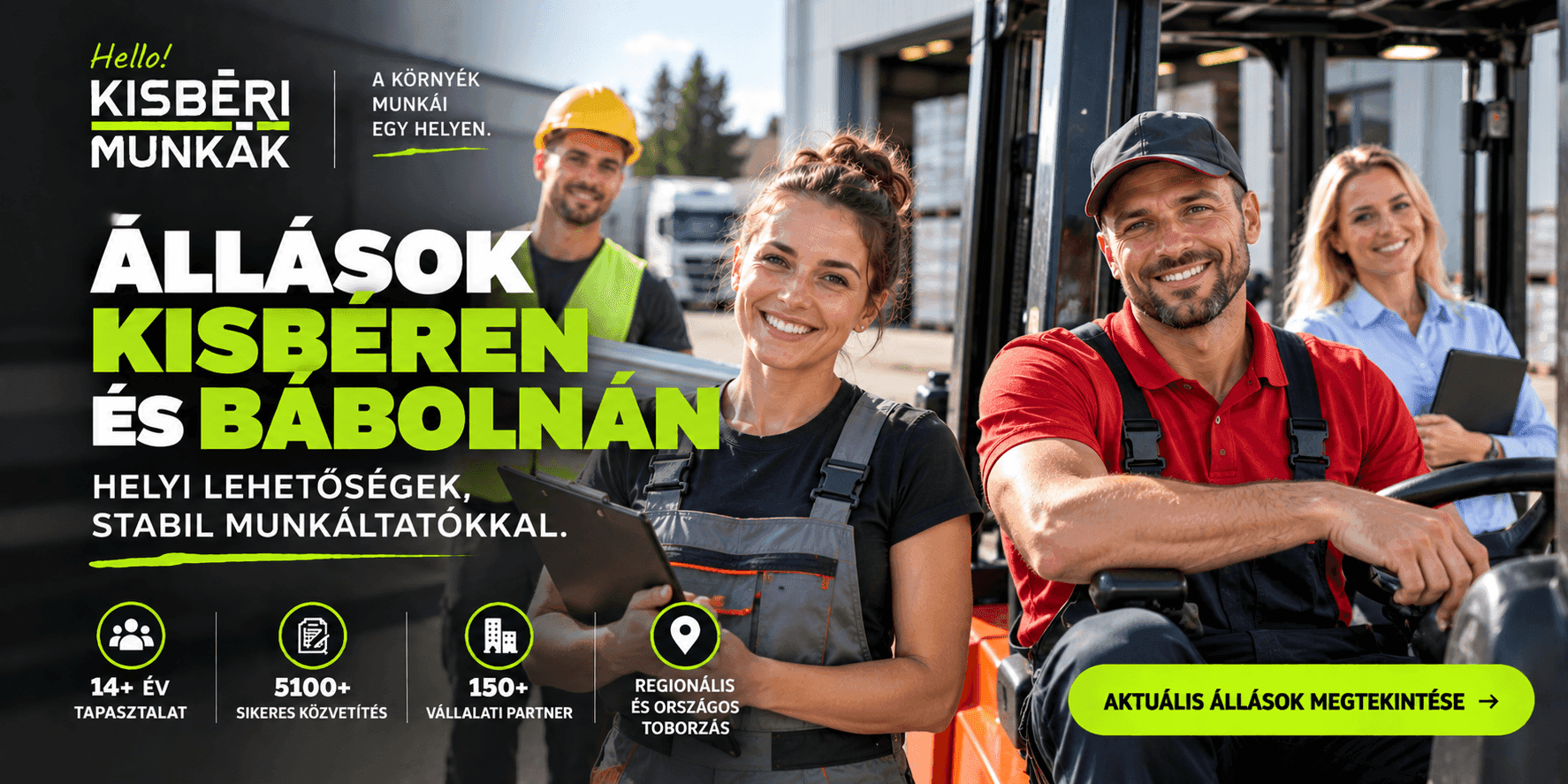 Kisbérimunkák - Állások Kisbéren és Bábolnán – milyen munkalehetőségeket érdemes figyelni?